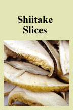 sliced shiitake