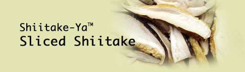 sliced shiitake